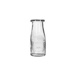 Libbey glass mini milk bottle 7 oz.