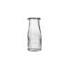 Libbey glass mini milk bottle 7 oz.