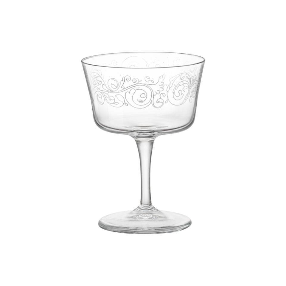 Fizz Novecento Liberty Bormioli Rocco goblet in glass cl 22