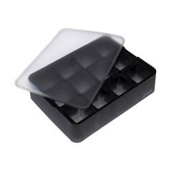 Stampo ghiaccio cubo in silicone nero cm 4x4