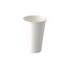 White paper cappuccino glass cl 45