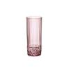 America '20s long drink pink glass 13.52 oz.