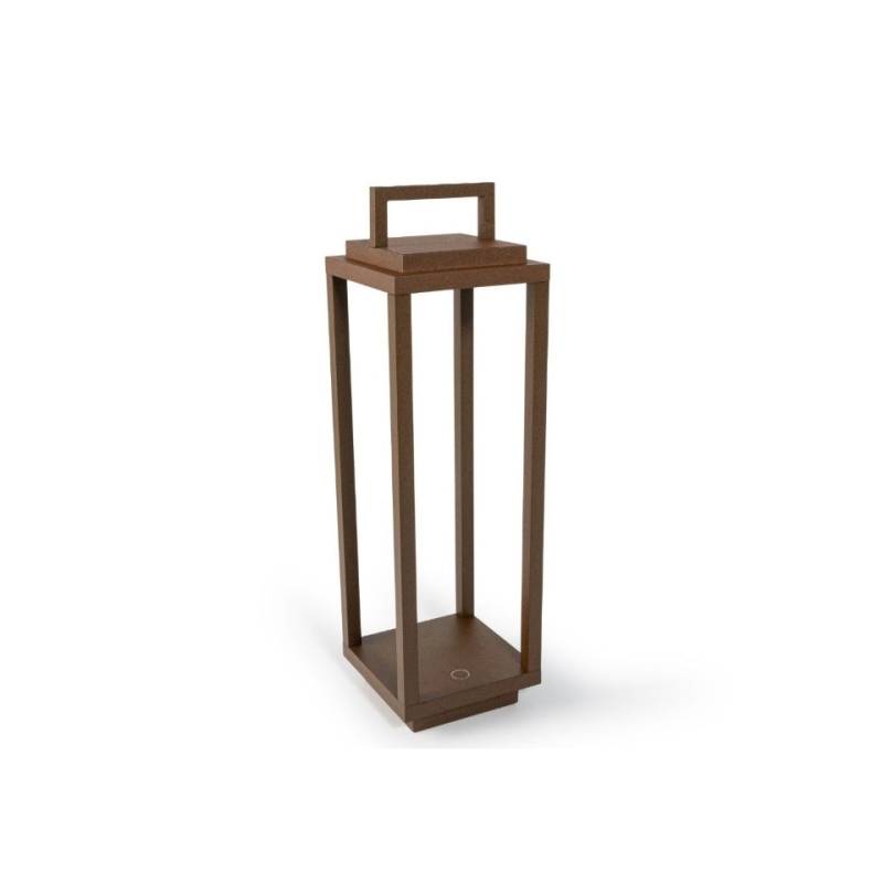 Resort corten aluminium led lamp