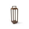 Lampada a led Resort in alluminio corten