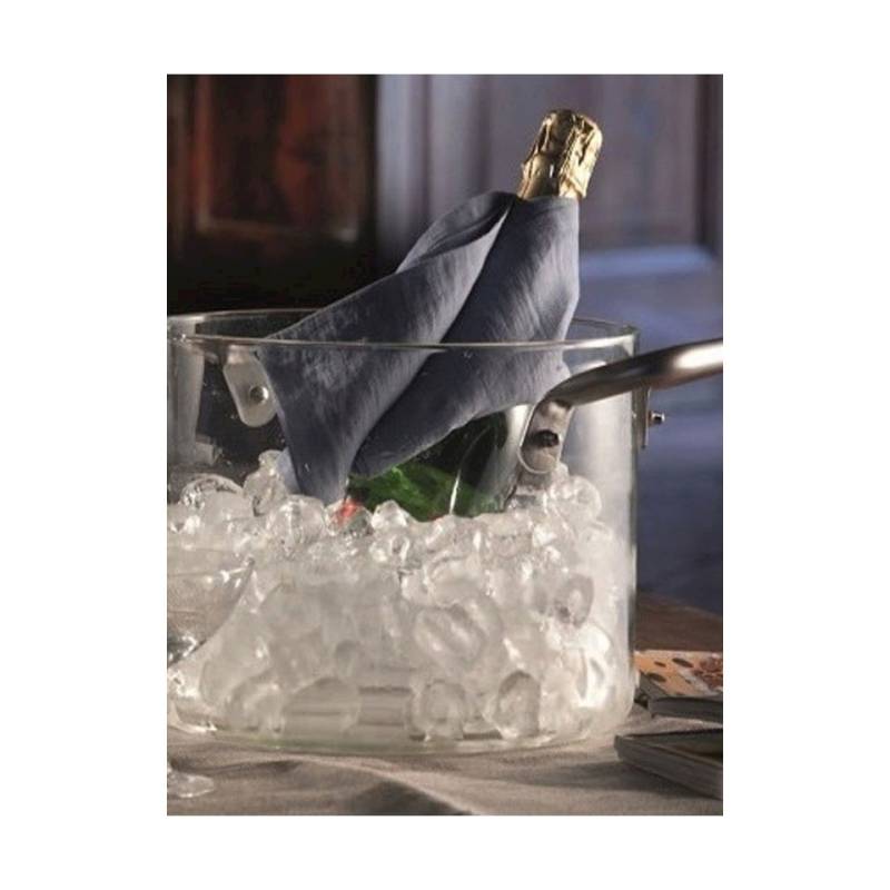 Clear acrylic bucket wine cooler 11.41x9.64 inch