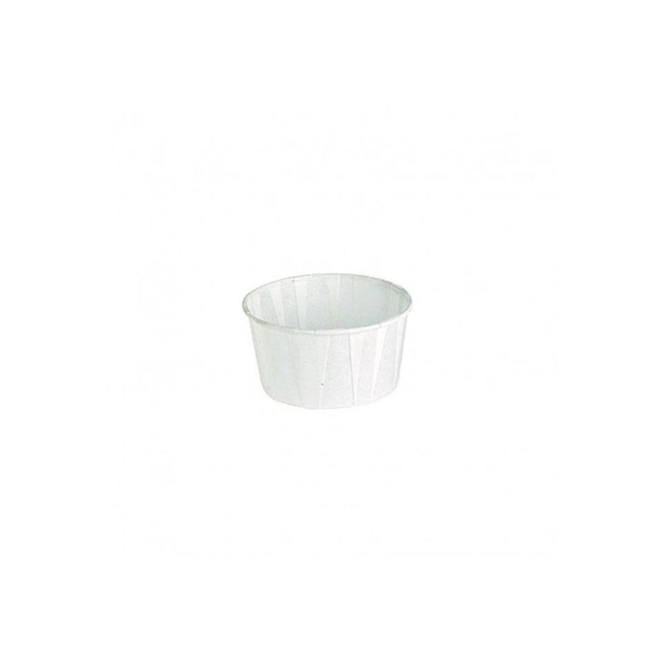 Paper soufflé mold white cl 12