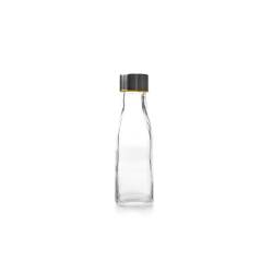 Bottiglia in vetro con tappo a vite in acciaio cl 28,5