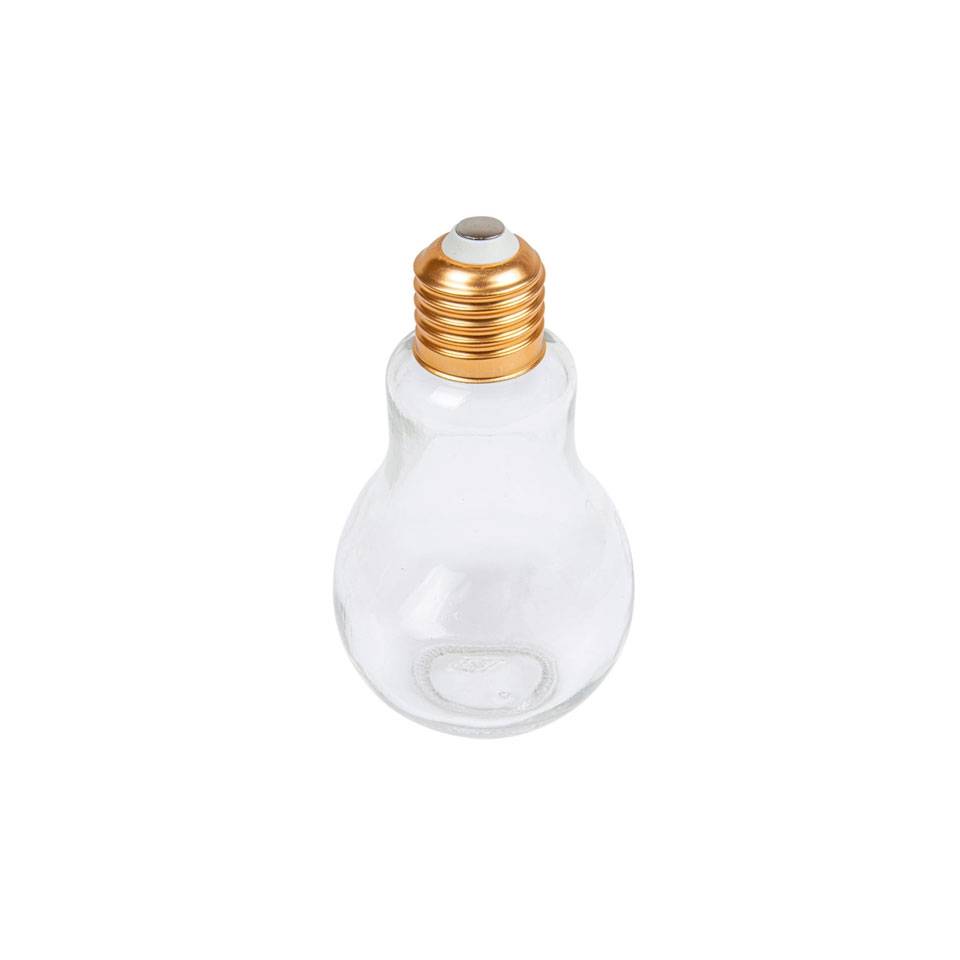 Light bulb glass with aluminium cap 10.14 oz.