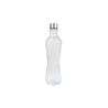 Pointed glass bottle with stainless steel cap 33.47 oz.