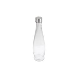 Glass bottle with stainless steel cap 31.44 oz.