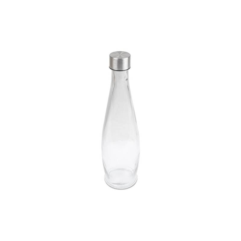 Glass bottle with stainless steel cap 31.44 oz.