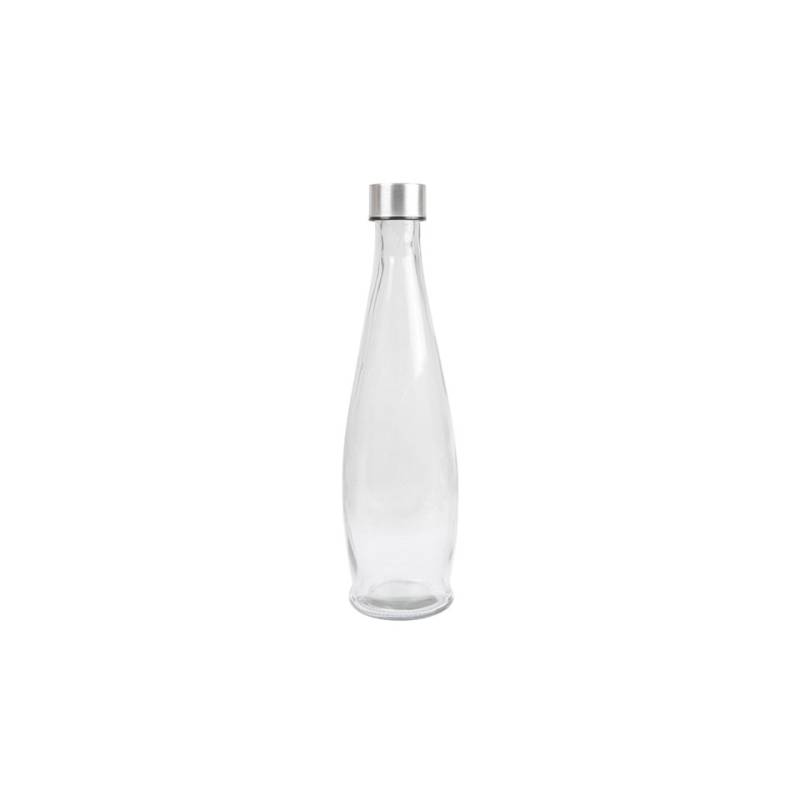 Glass bottle with stainless steel cap 31.44 oz.