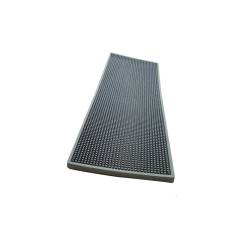 Bar mat in gomma silver cm 60x20