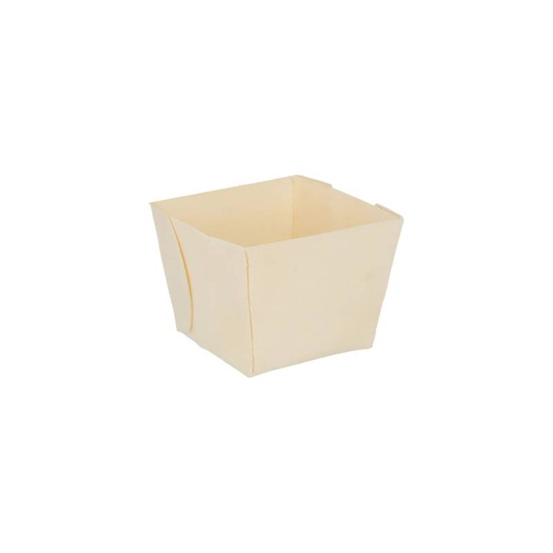 Natural wood container 2.75x2.75x2.16 inch