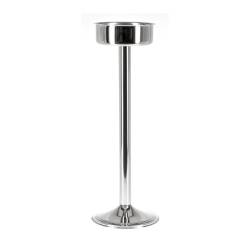 Colonna porta secchiello in acciaio inox cm 72,5