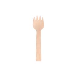 Natural wooden mini fork 4.13 inch