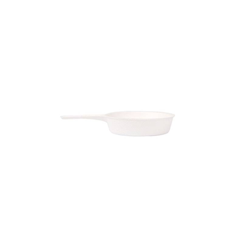 Cup with white bagasse handle cm 5.5
