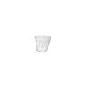 Crumpled transparent coffee glass 2.70 oz.