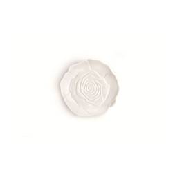 Piatto Romantic Rose in porcellana bianca cm 15,5