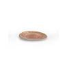 Piattino Appetizer in porcellana grigio cumino cm 16x12