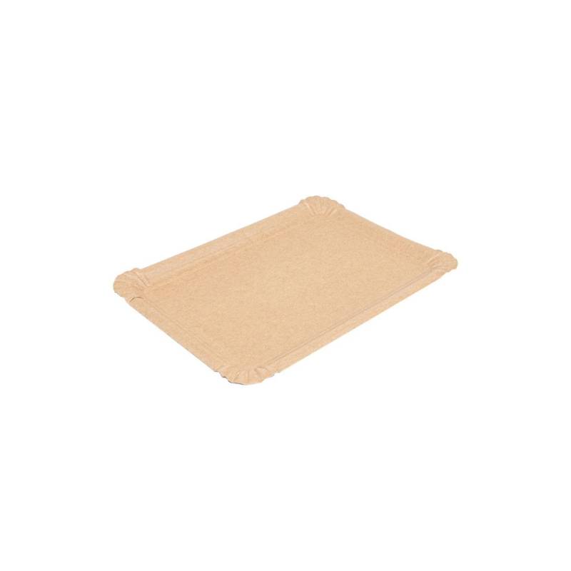 Rectangular kraft paper tray 9.05x6.70 inch