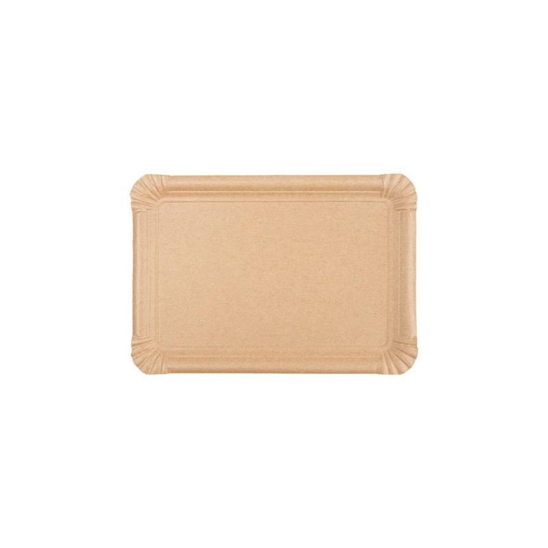 Rectangular kraft paper tray 9.05x6.70 inch