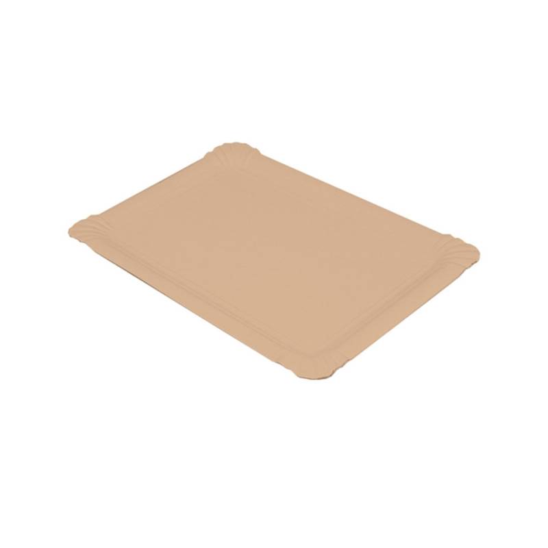 Rectangular kraft paper tray 11.81x8.26 inch