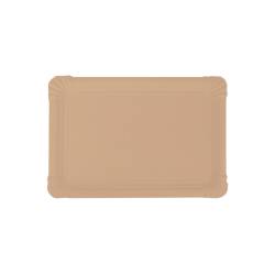 Rectangular kraft paper tray 11.81x8.26 inch