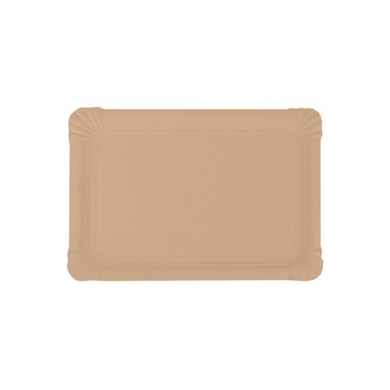 Rectangular kraft paper tray 11.81x8.26 inch