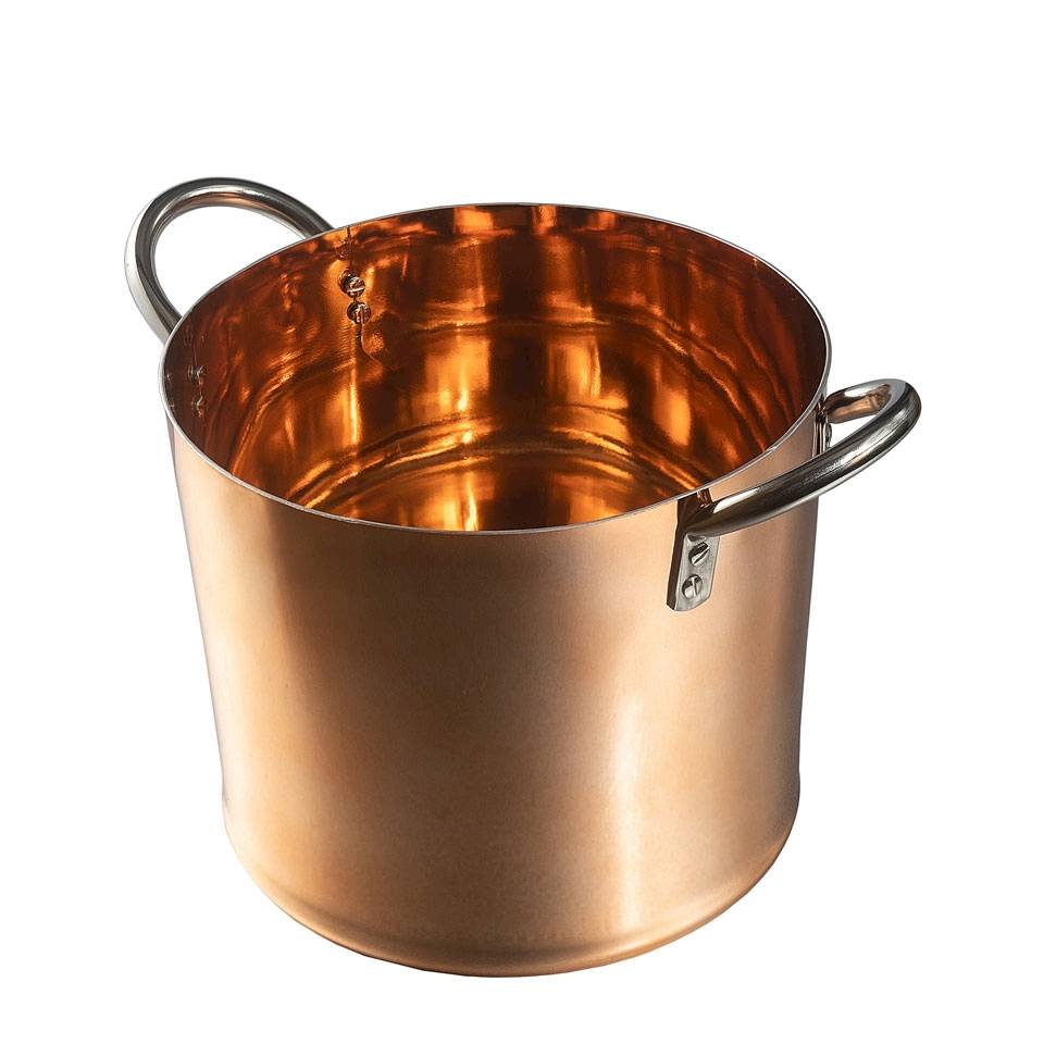 Copper acrylic sparkling wine pot 11.41x9.64 inch
