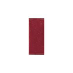 Busta porta posate Fashion in cartapaglia con tovagliolo bordeaux cm 24x11