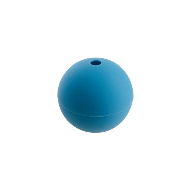 Stampo ghiaccio sfera in silicone azzurro cm 6