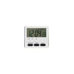 Timer digitale con magnete bianco