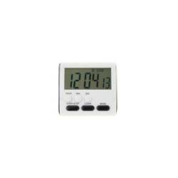 White digital timer with magnet