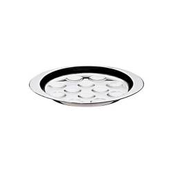 Stainless steel 12 imprints slug dish 