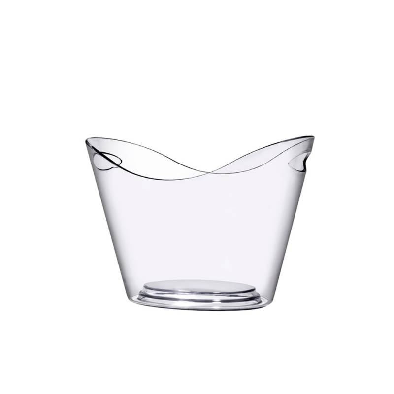 Visual transparent plastic wine bucket 2.11 gal