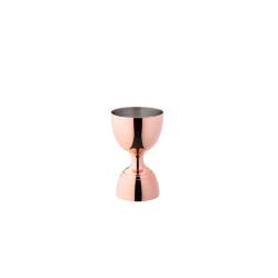 Jigger Round Bulb copper-plated stainless steel ml 25-50