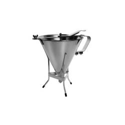 Stainless steel funnel with 3 spouts 