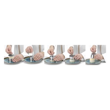 Moule rond en acier inoxydable 10 cm