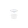 Coppetta salsa con coperchio in plastica trasparente cl 3