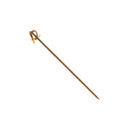 Disposable bamboo skewer with curl 4.72 inch