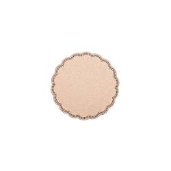 Ecru paper coaster 3.54 inch