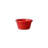 Red melamine fluted ramekin 2.75 inch