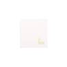 White eco bamboo napkin 7.87x7.87 inch