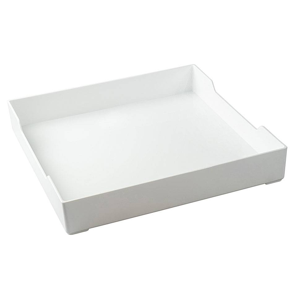 Urban white san tray 11.93x11.93x1.97 inch