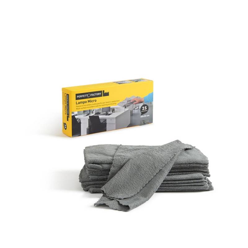 Micro Lampo microfibre grey cloth 11.81x11.81 inch