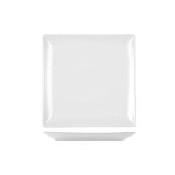 Osaka white stoneware plate 10.23 inch