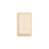 Bionic brown bagasse rectangular tray 10.63x6.57x1.02 inch