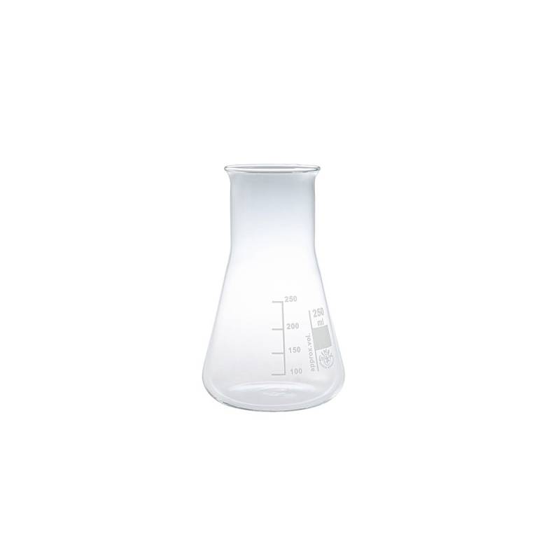 Simax glass conical graduated ampoule 8.45 oz.