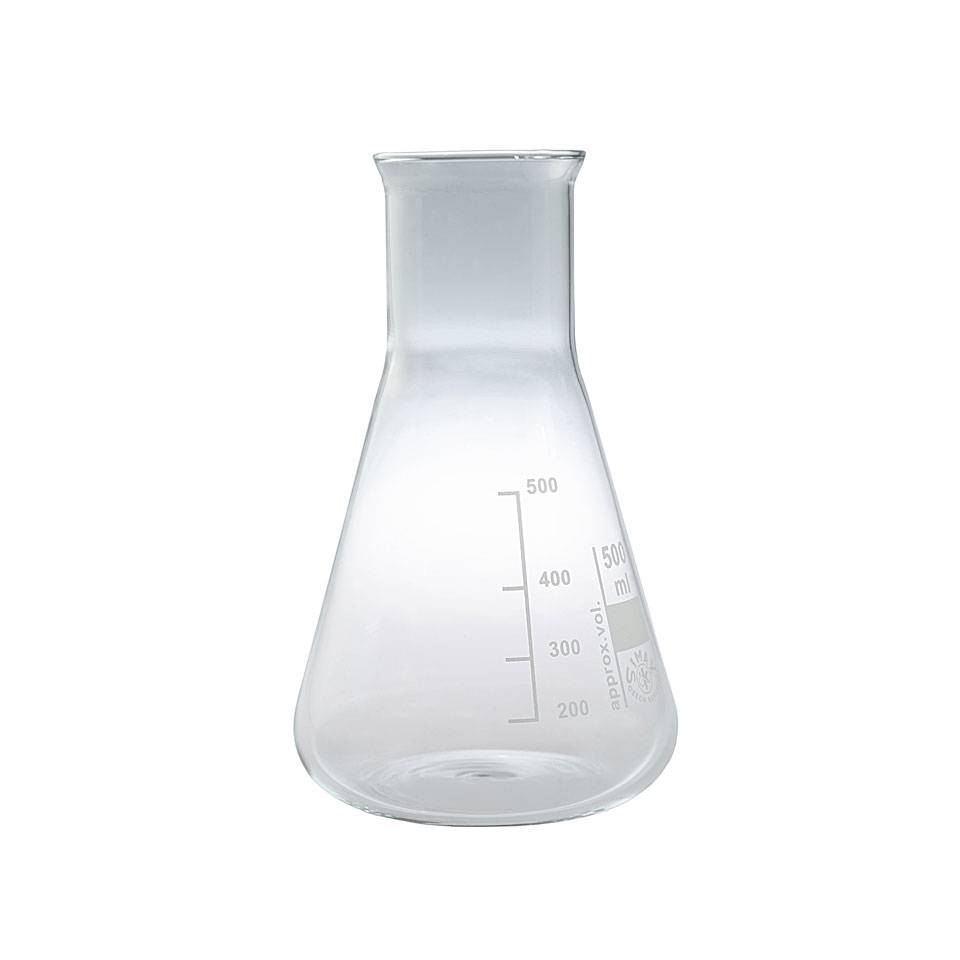 Simax glass conical graduated ampoule 16.90 oz.